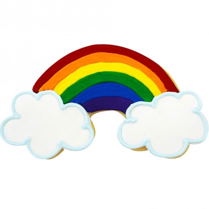 Cookie Cutter - Rainbow & Cloud 