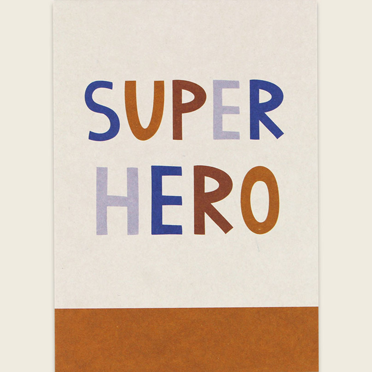 Postkarte - Superhero
