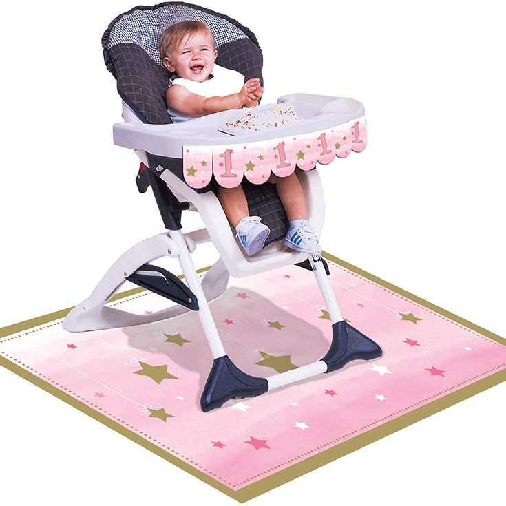 One Little Star - Pink Highchair Kit