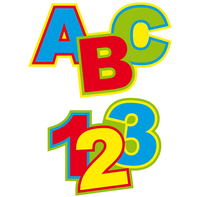 Cut Outs -  ABC & 123