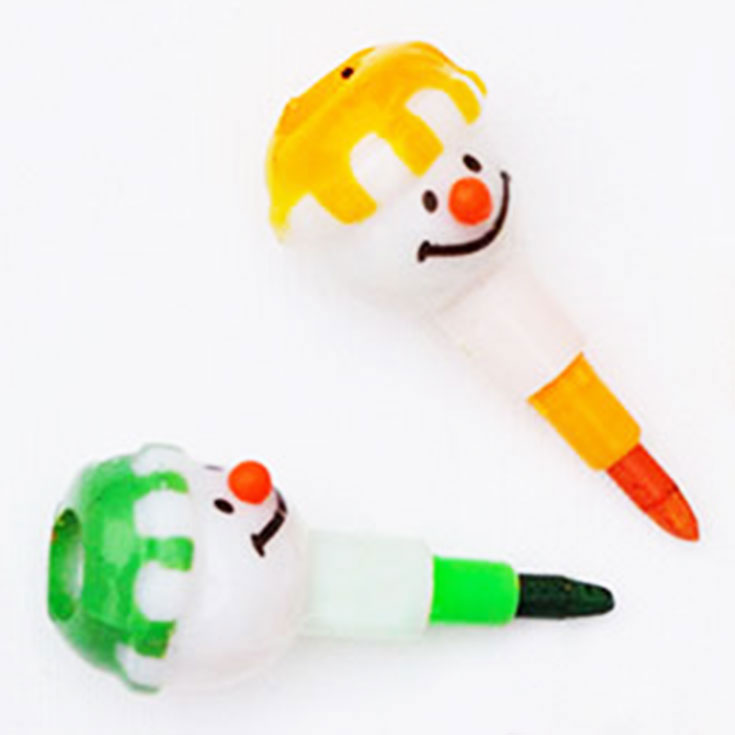 1 Snowman 'Pop' Crayon 