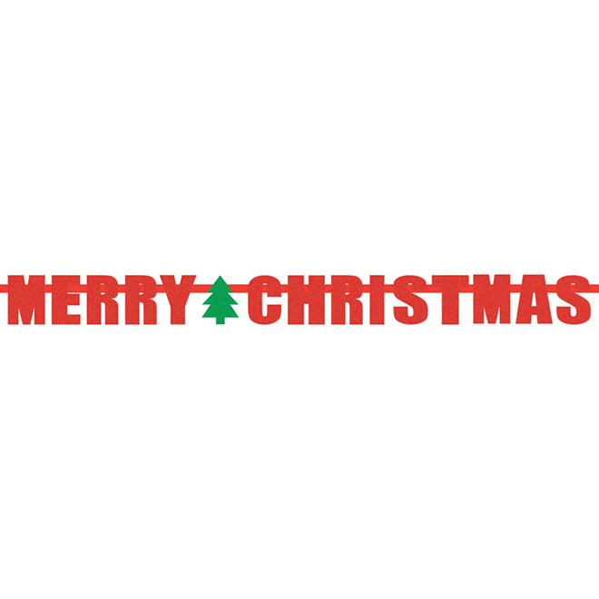  Buchstabenkette - Merry Christmas