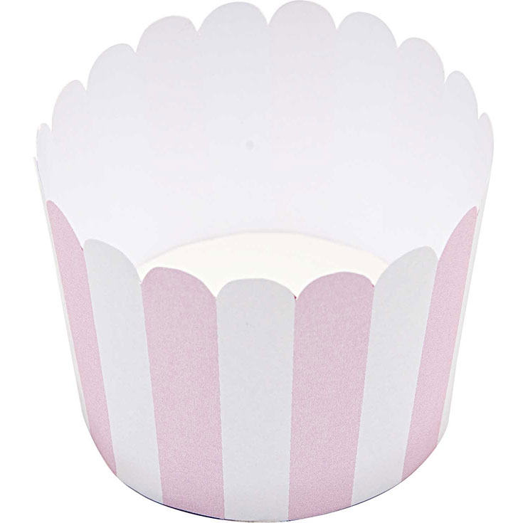 Cupcake Formen - Rosa und Weiß