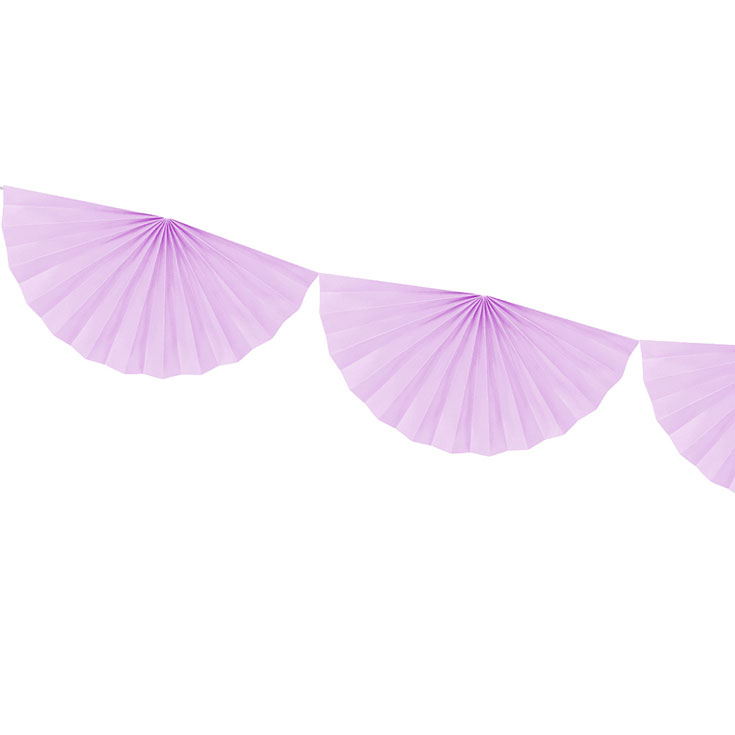Fächergirlande Lavendel