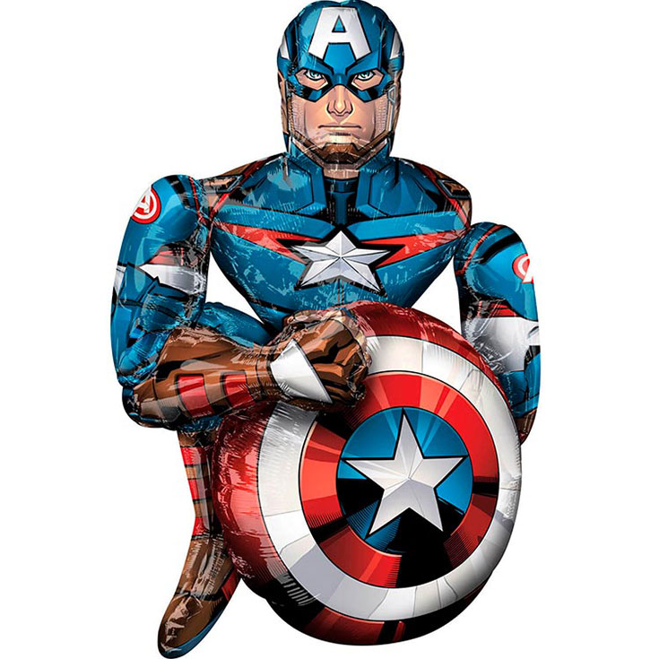 Captain America Airwalker Foil Balloon