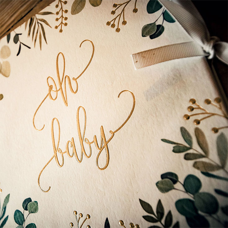 Botanical Baby Guest Book