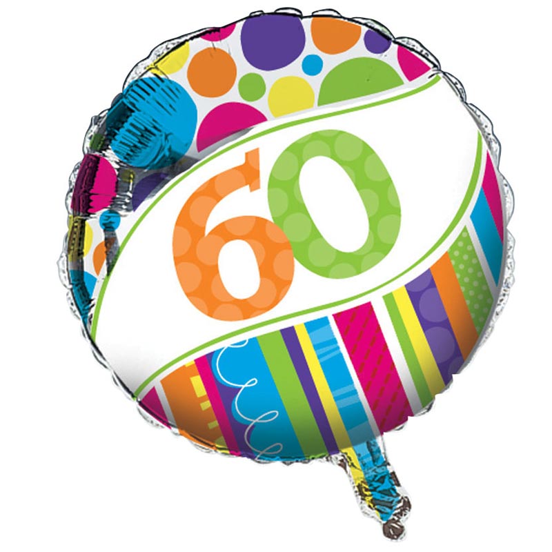 Bright & Bold Folienballon 60