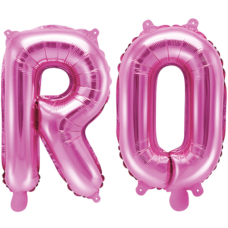 Foil Balloon Garland - Pink "Roller Girl" 