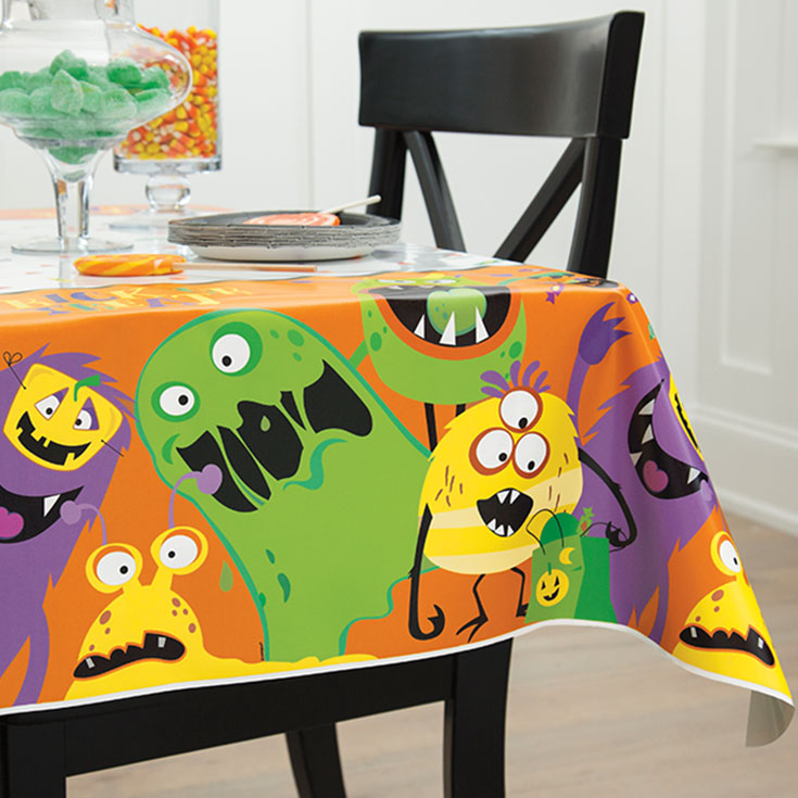 Silly Halloween Monsters Tablecover