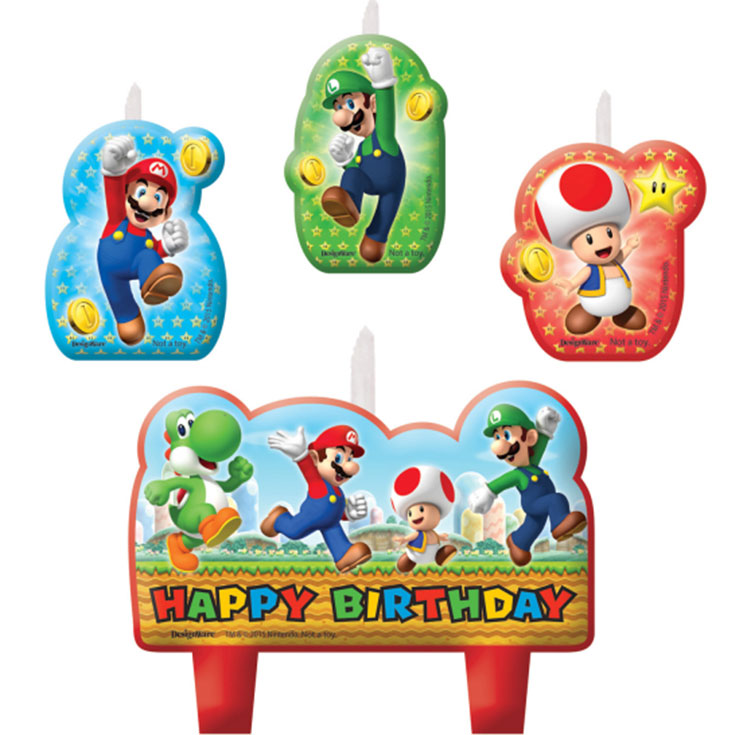 Super Mario Candle Set