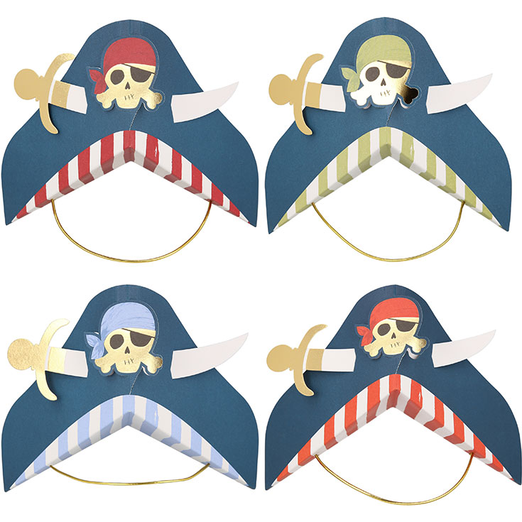 8 Pirate Hats