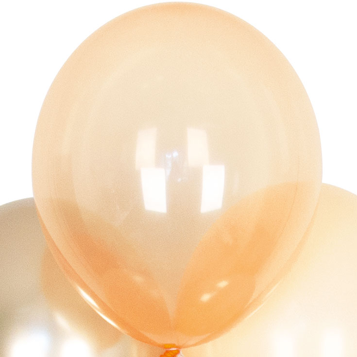 Latex Balloons - All Peach