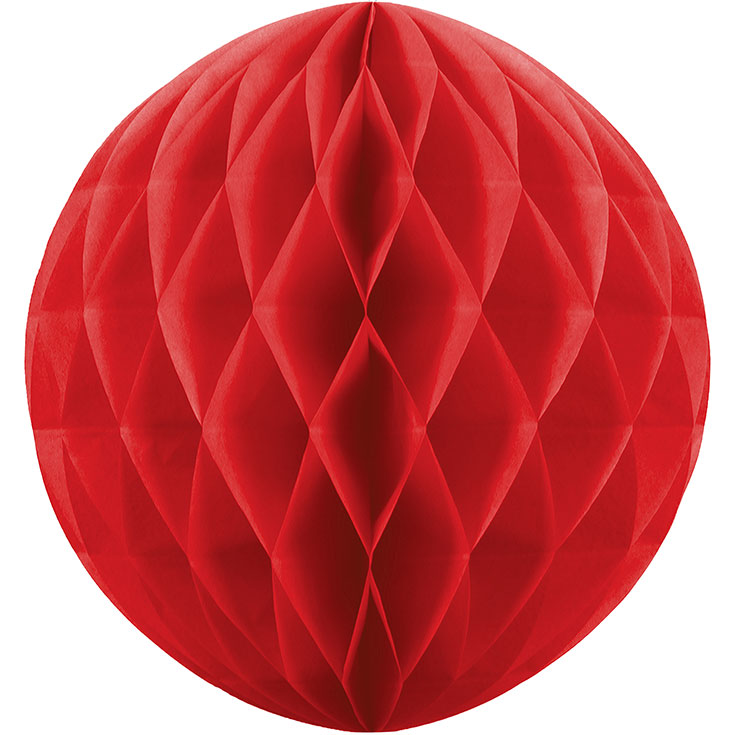 Red Honeycomb Ball - 30cm