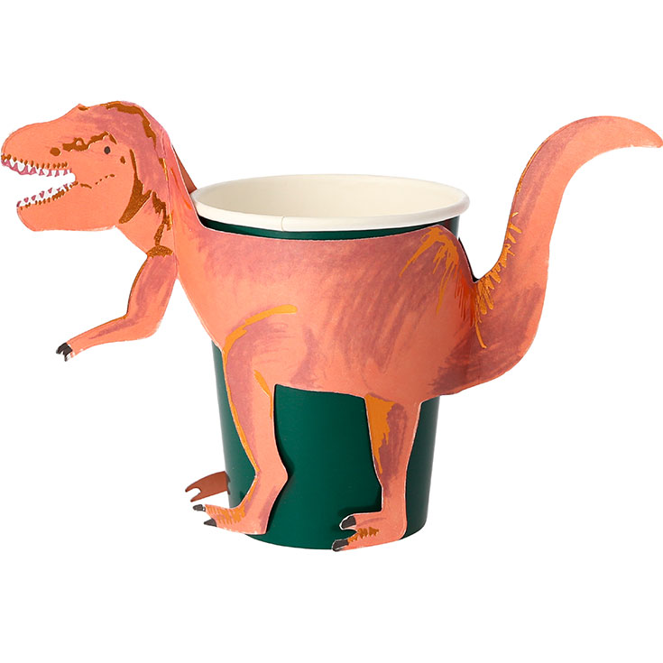 8 Dinosauer Kingdom Cups