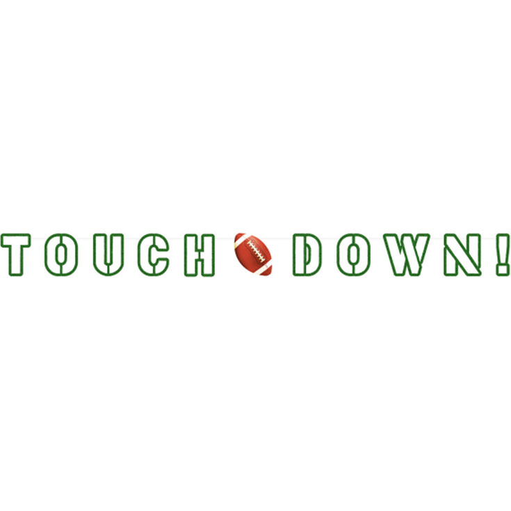 "Touchdown" Letter Banner
