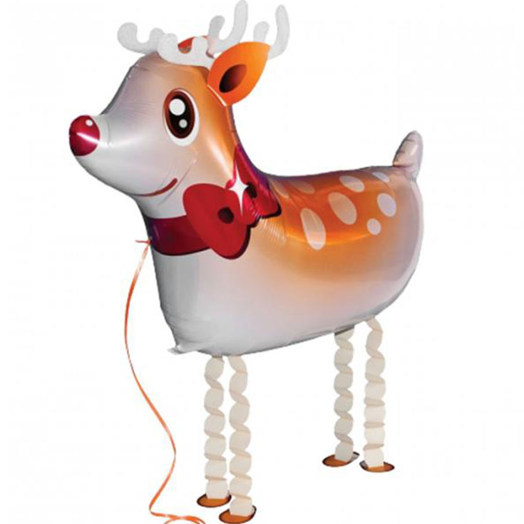 Reindeer Airwalker Foil Balloon