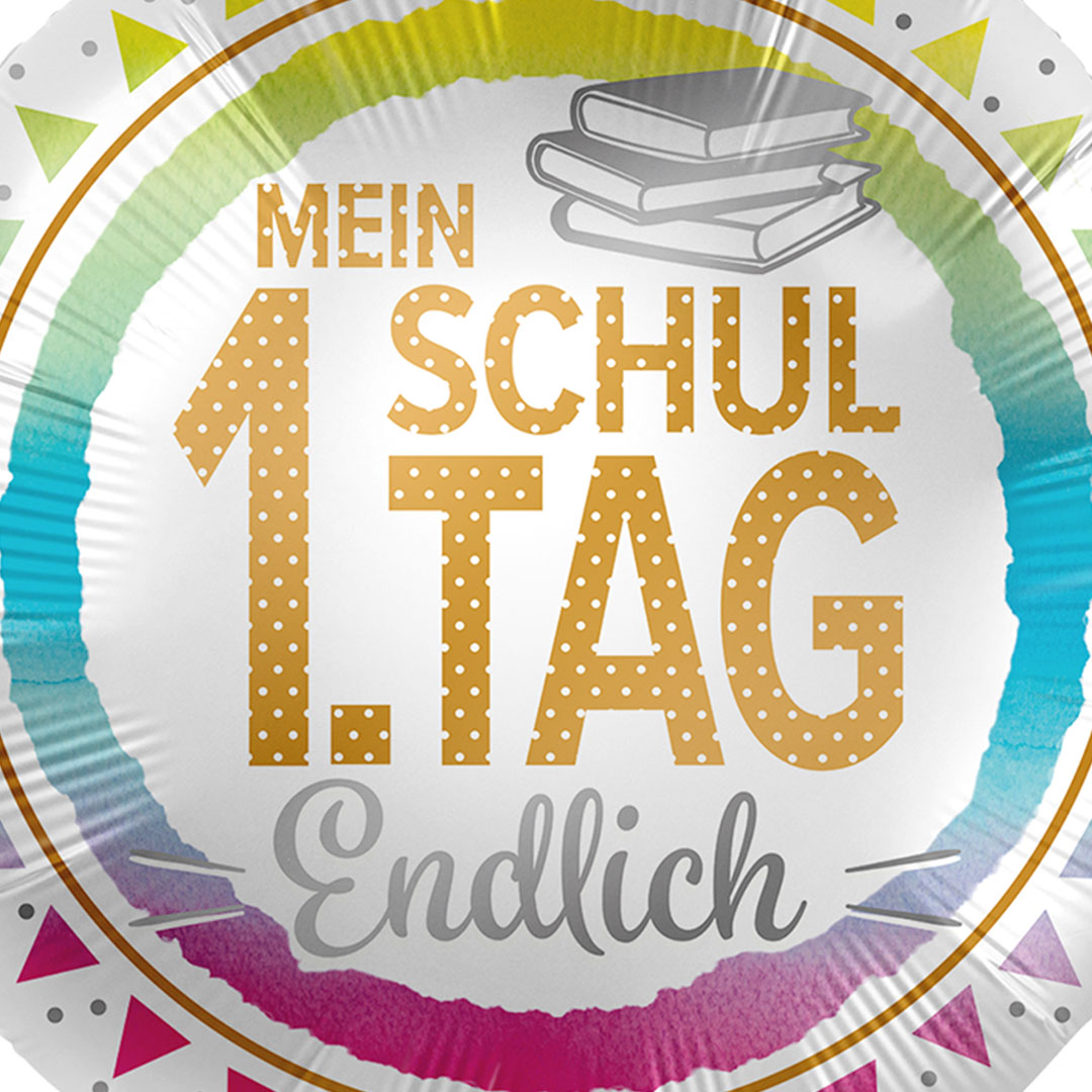 "Mein 1. Schultag" Foil Balloon