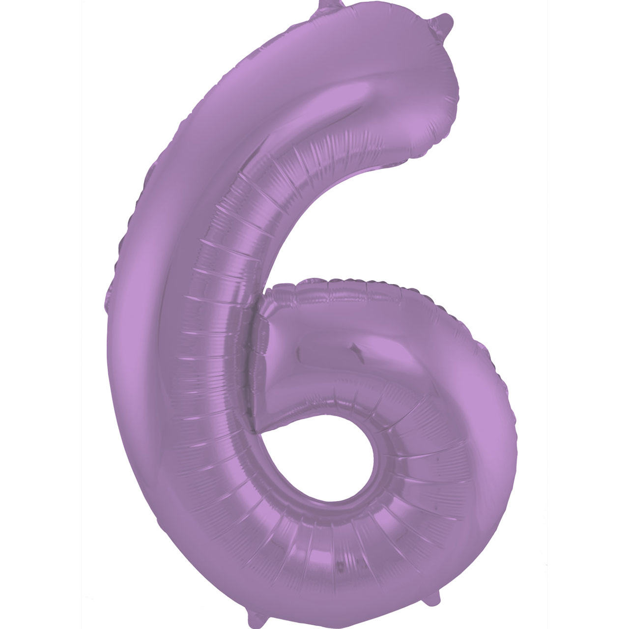 Foil Balloon Number 6 - Purple - 86 cm