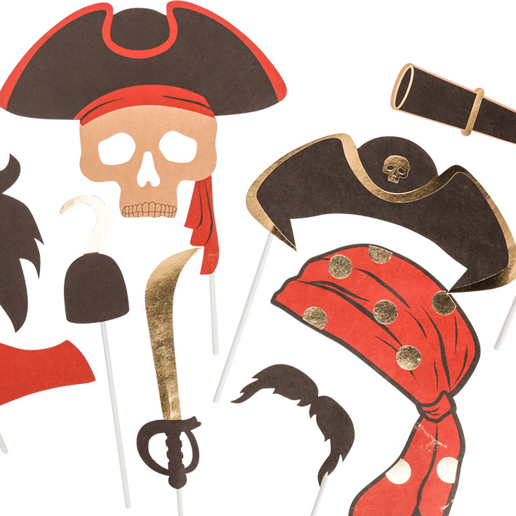 10 Pirate Party Photo Props