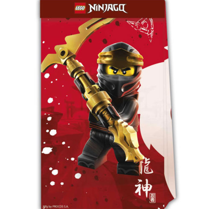 4 Lego Ninjago Party Bags