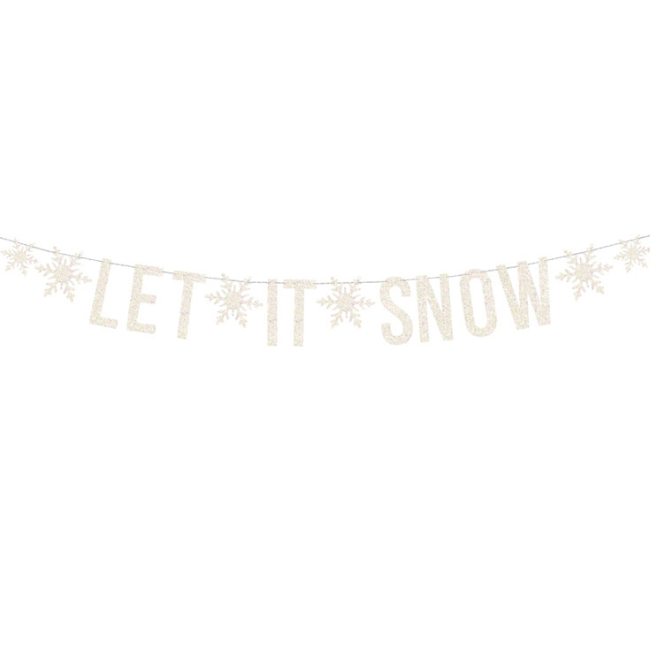 Let it Snow Buchstabenkette