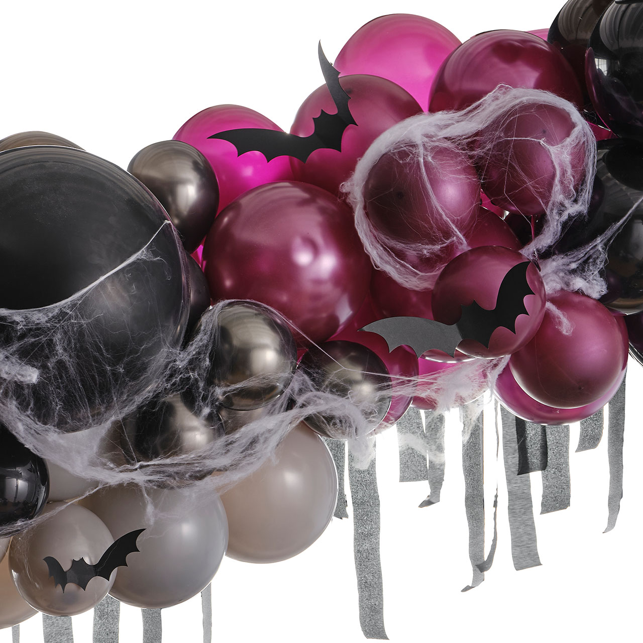 Balloon Garland - Bats & Cobwebs