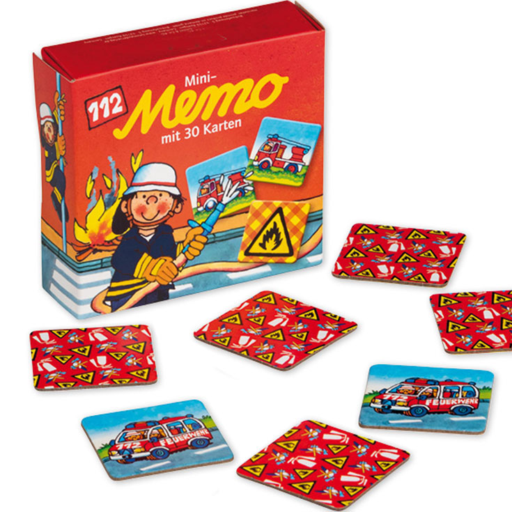 Fireman Mini Memo Game