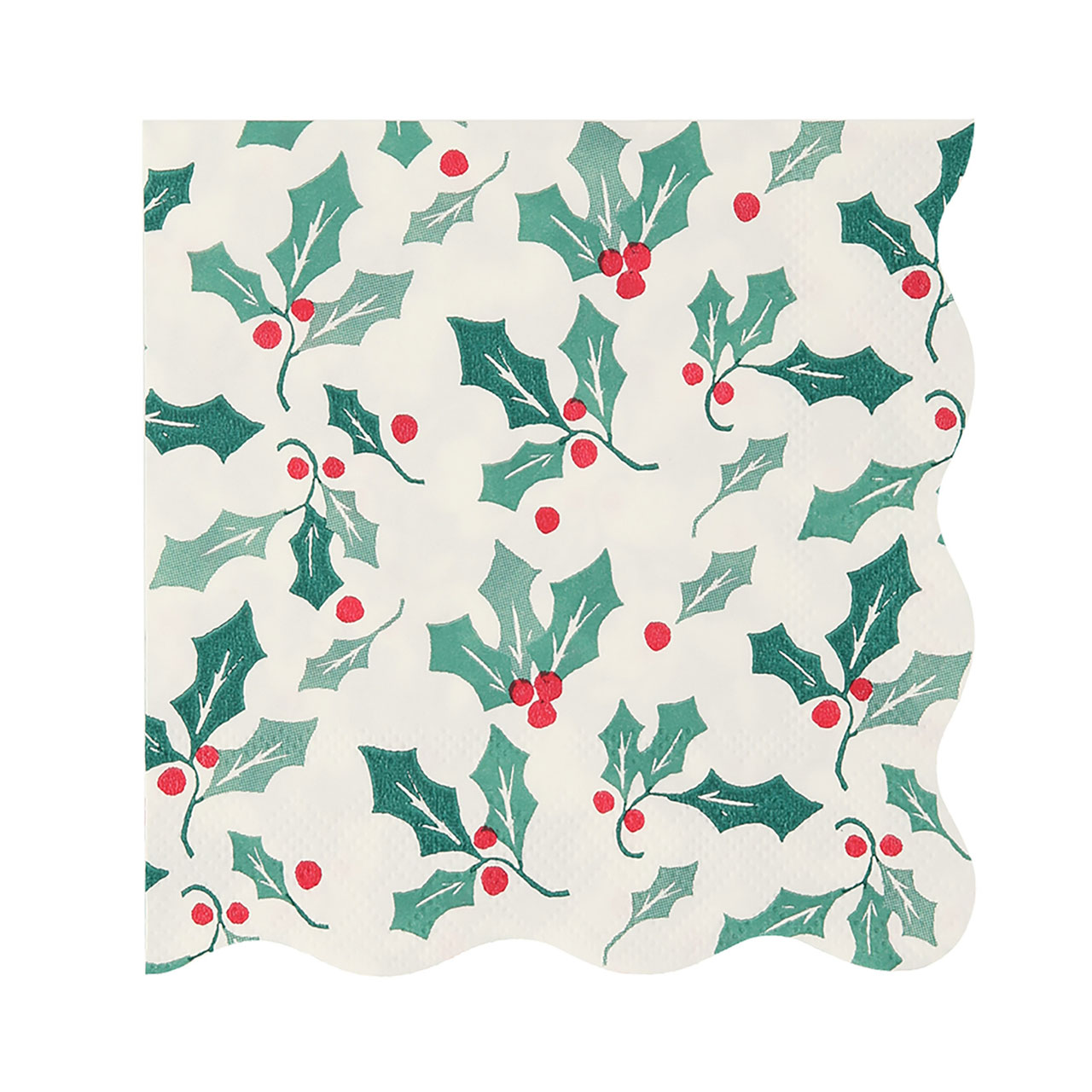 Napkins -  Festive Holly (S)