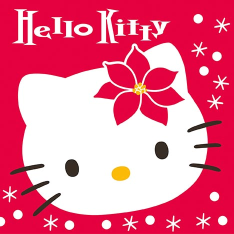 Servietten - Hello Kitty Schneeflocken 