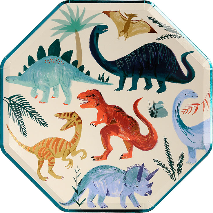 8 Dinosaur Kingdom Plates