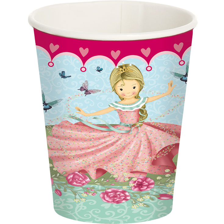 8 Princess Floralie Cups