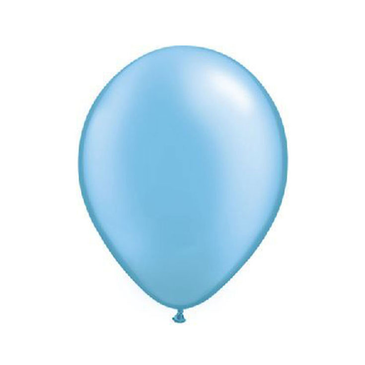 10 Mini Ballons Azur Blau
