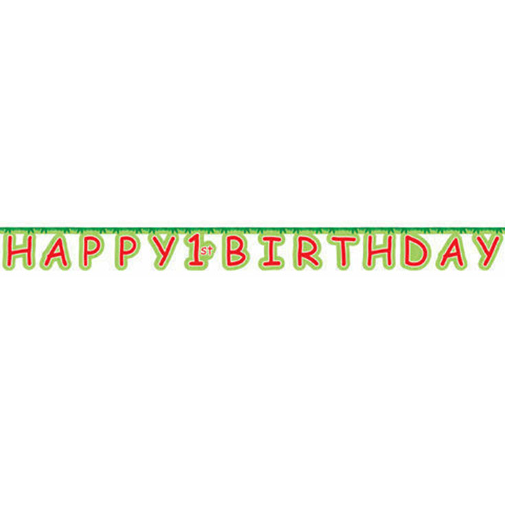 Buchstabenkette - Dschungeltiere 1st Birthday
