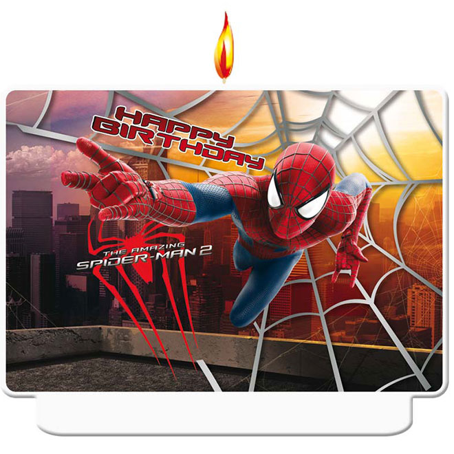 1 Amazing Spiderman 2 Geburtstagskerze