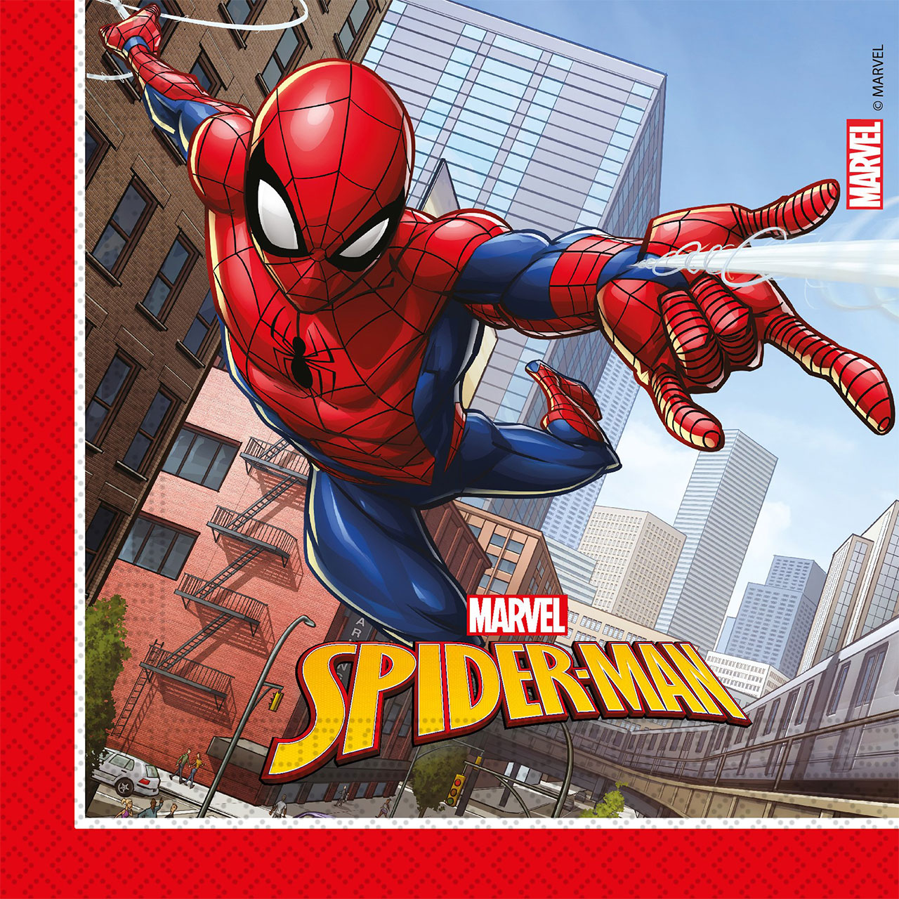 20 Servietten Spiderman Crime Fighter 