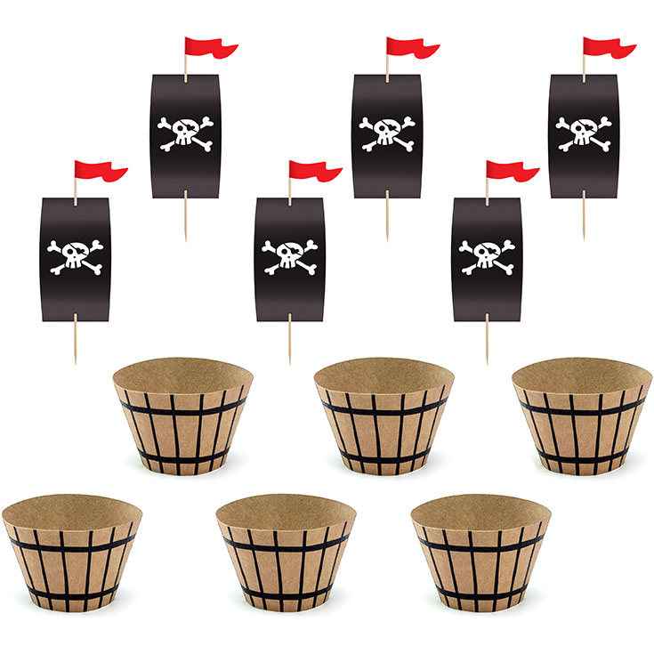 Cupcake Set - Piraten Party