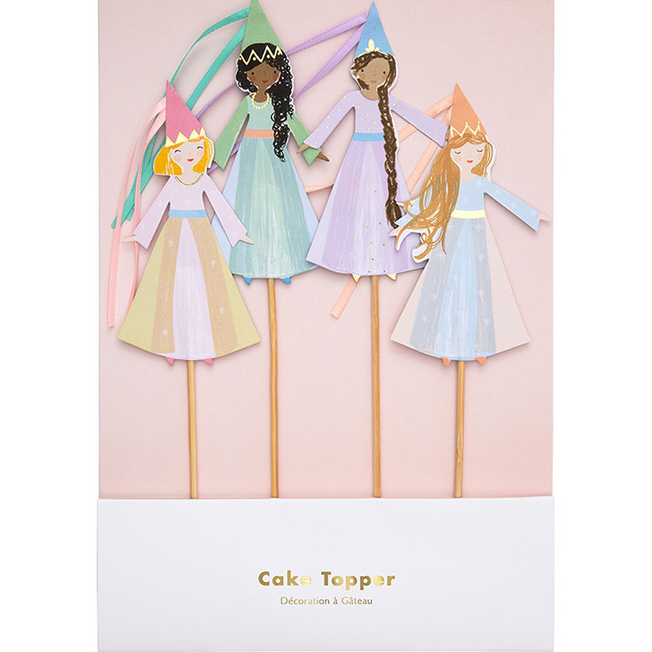 4 Magical Princess Cake Toppers