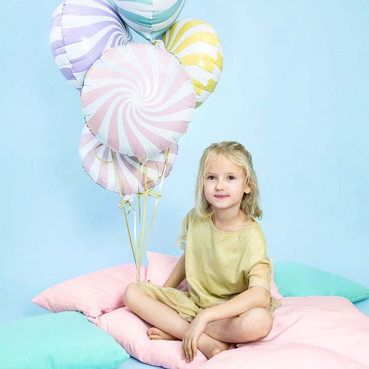 Lila Folienballon Candy