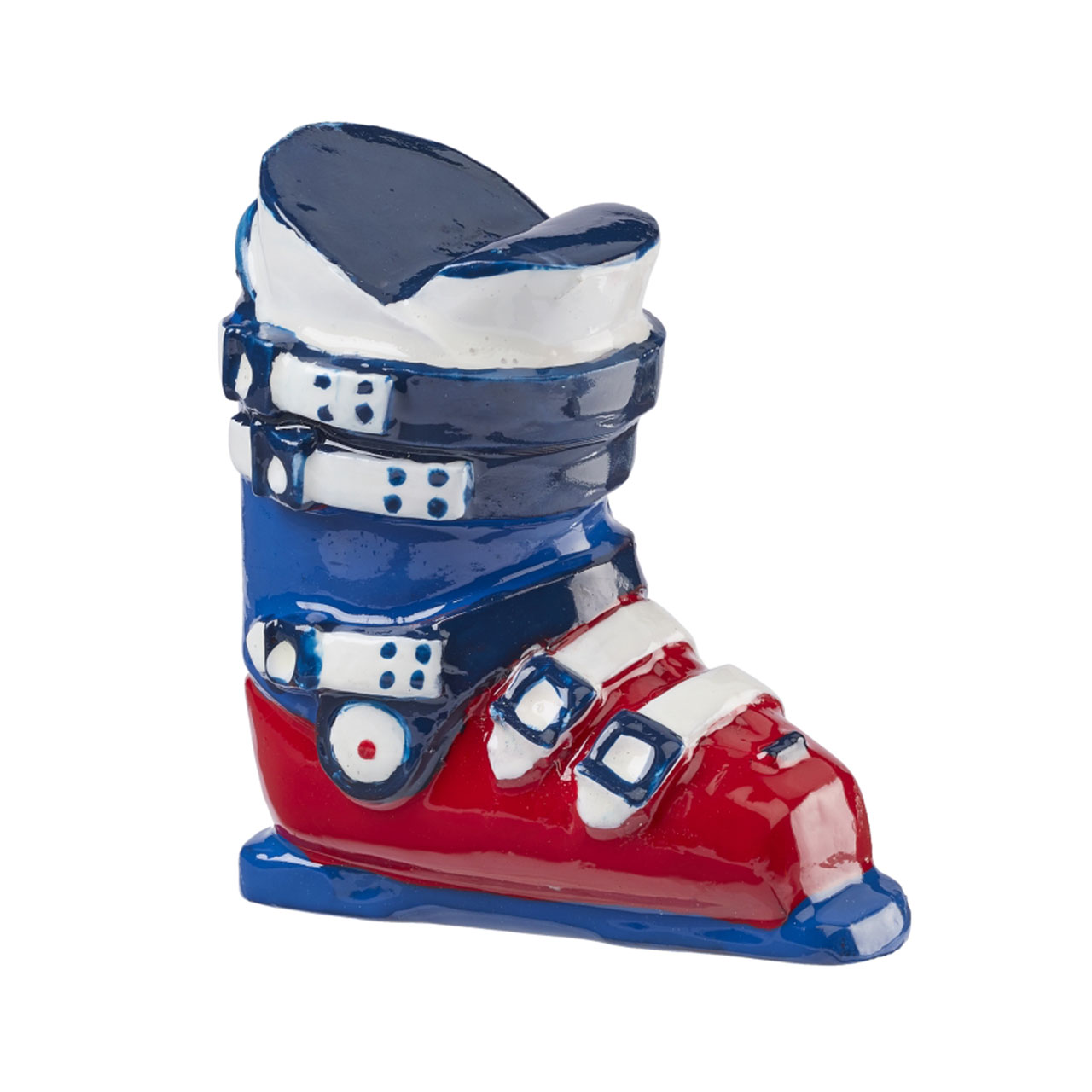 Miniature - Red & Blue Ski Boot