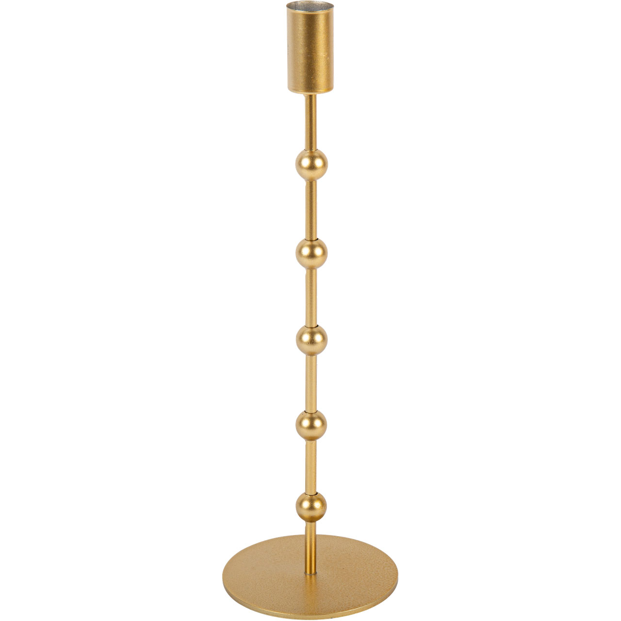 Candle Holder - Gold Pearls