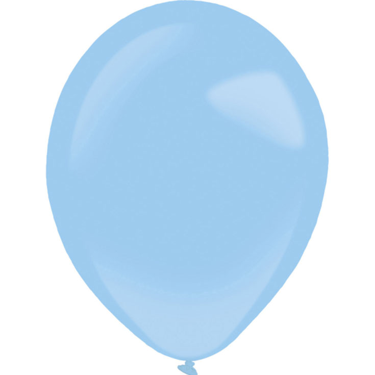 10 Mini Ballons Pastellblau