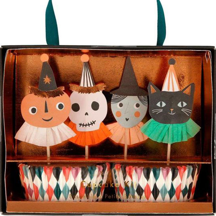Cupcake Set - Vintage Halloween 