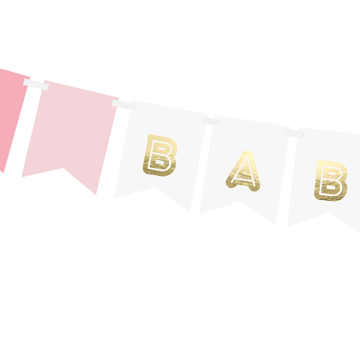 Baby Girl Flag Banner