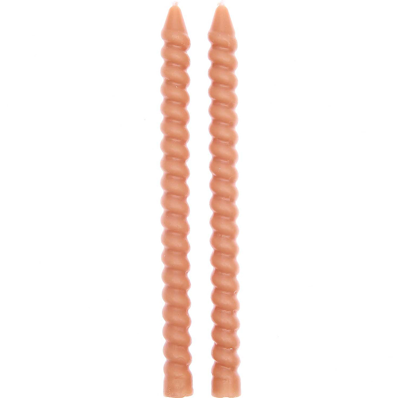 Decorative Candles - Toffee Spiral (18cm)