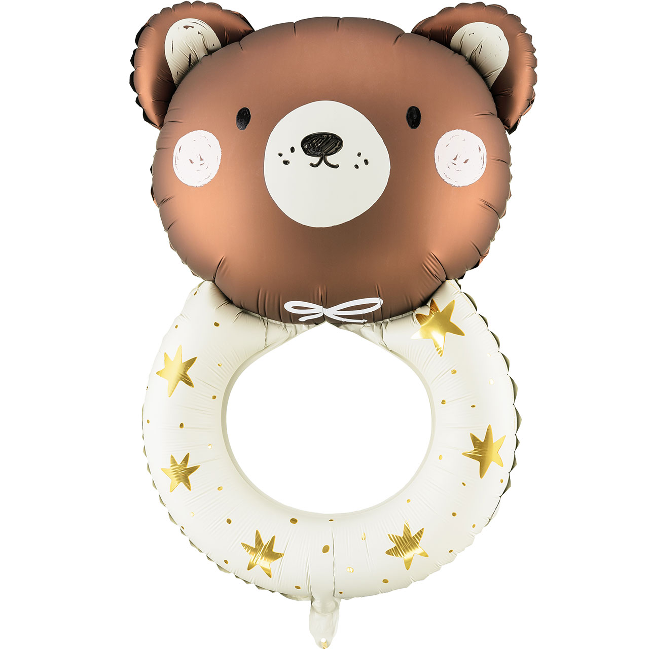 Folienballon - Teddybär Babyrassel