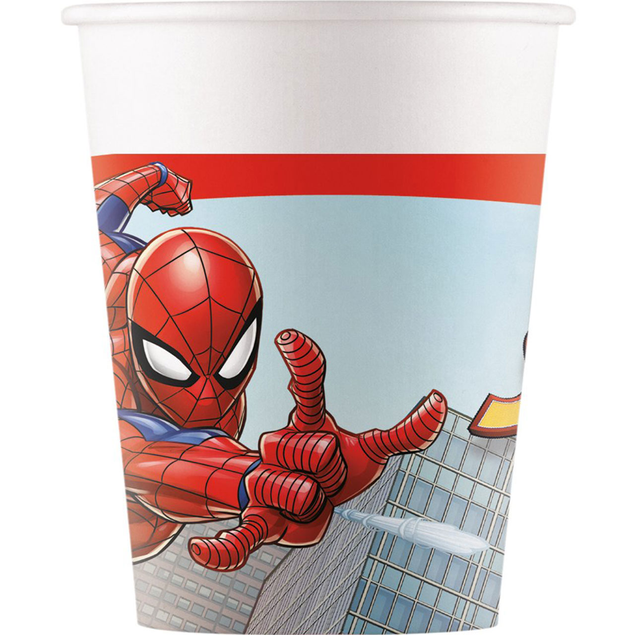 8 Spiderman Crime Fighter Cups