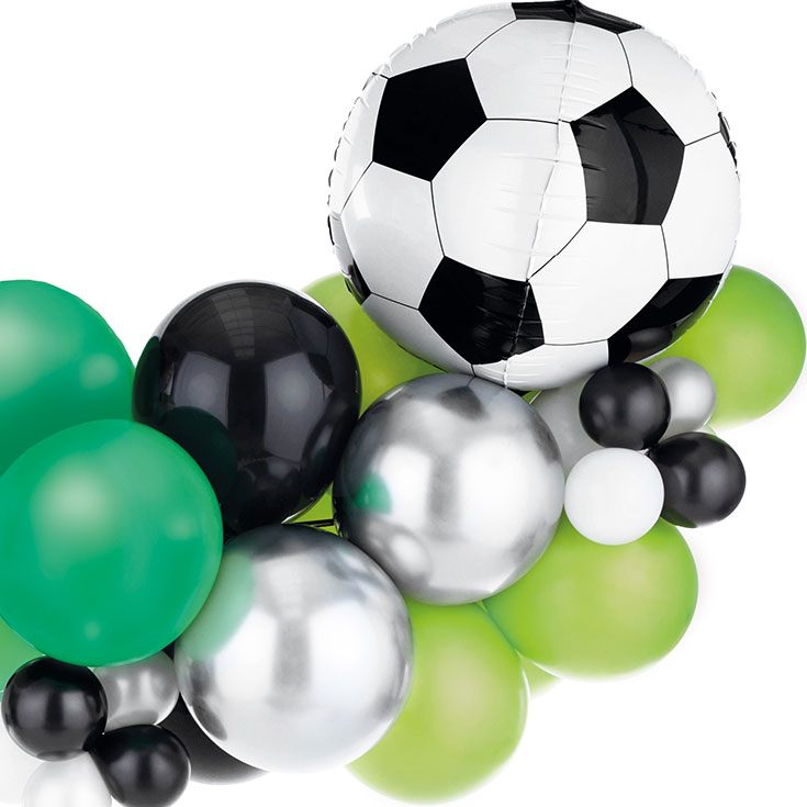 DIY Ballongirlande Fußball