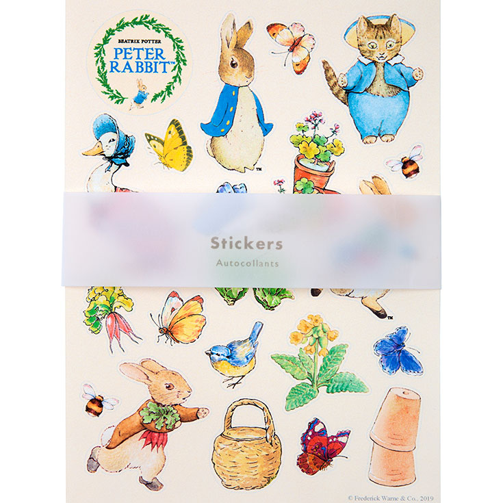10 Peter Rabbit & Friends Sticker Sheets