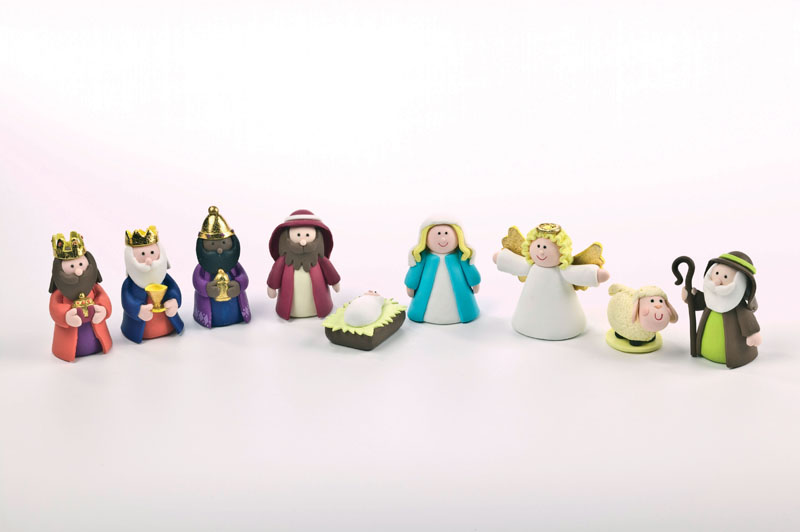 Cake Decoration - Nativity Set