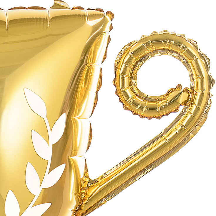 Folienballon Goldener Siegerpokal 